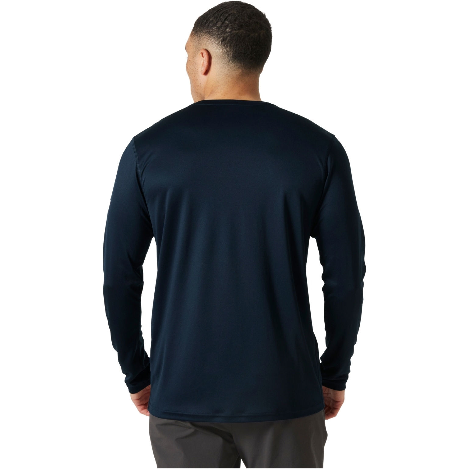 2026 Helly Hansen Herre Tech Crew Langærmet Top 2.0 49582 - Navy